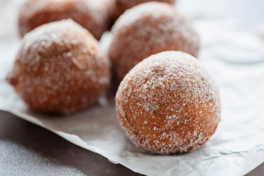 Pumpkin (or winter squash) Doughnut Holes